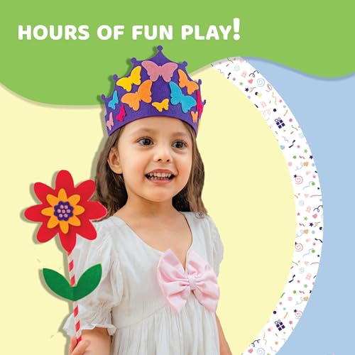 jackinthebox Butterflies Costume Craft kit for 3 to 5 Year olds | 3 Craft Projects | Great Gift for Girls Ages 3,4,5 Years…
