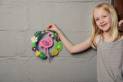 jackinthebox Hawaiian Tropical Themed Craft Kit | Incl. Beautiful Felt Pineapple Sewing Kit | 3 Different Crafts-in-1 | Best Craft Kit for Girls Ages 7 to 10 Years