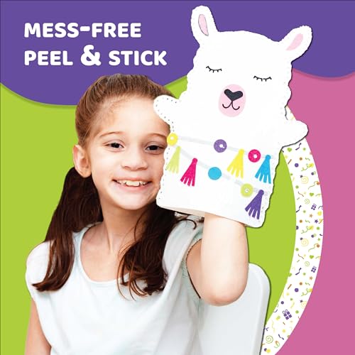 jackinthebox Llama Gifts for Girls | 6-in-1 Premium Craft Kit | Arts and Crafts for Girls Aged 5 6 7 8 9 10 Years