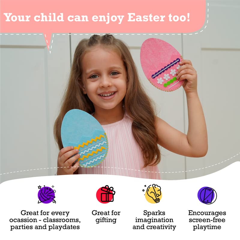 jackinthebox Easter Gifts Kids for Kids | Great Easter Basket Stuffers for Girls and Boys Ages 5-10 | Perfect Easter Crafts for Kids | Easter Toys (Easter 3-in-1)