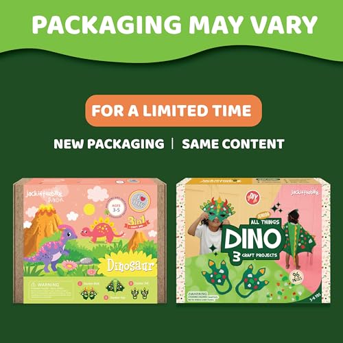 jackinthebox Dinosaur Toys for Kids 3-5 | 3-in-1 Dino Dress-Up Kit | Arts and Crafts for Boys and Girls | Dinosaur Costume | Great Gift for Kids Ages 3 4 5…