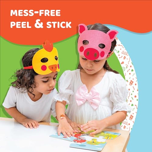 jackinthebox Farm Craft kit for 3 to 5 Year olds | 3 Craft Projects | Great Gift for Boys and Girls Ages 3,4,5 Years