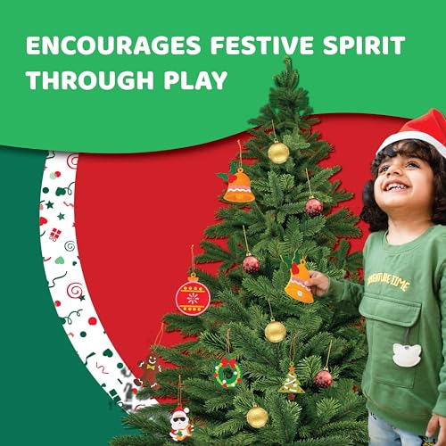 jackinthebox Christmas Craft Kit for Kids | 6 Large Craft Projects | Christmas Activities for Kids | Arts and Crafts for Kids | Santa Crafts | Christmas Decorations for Kids