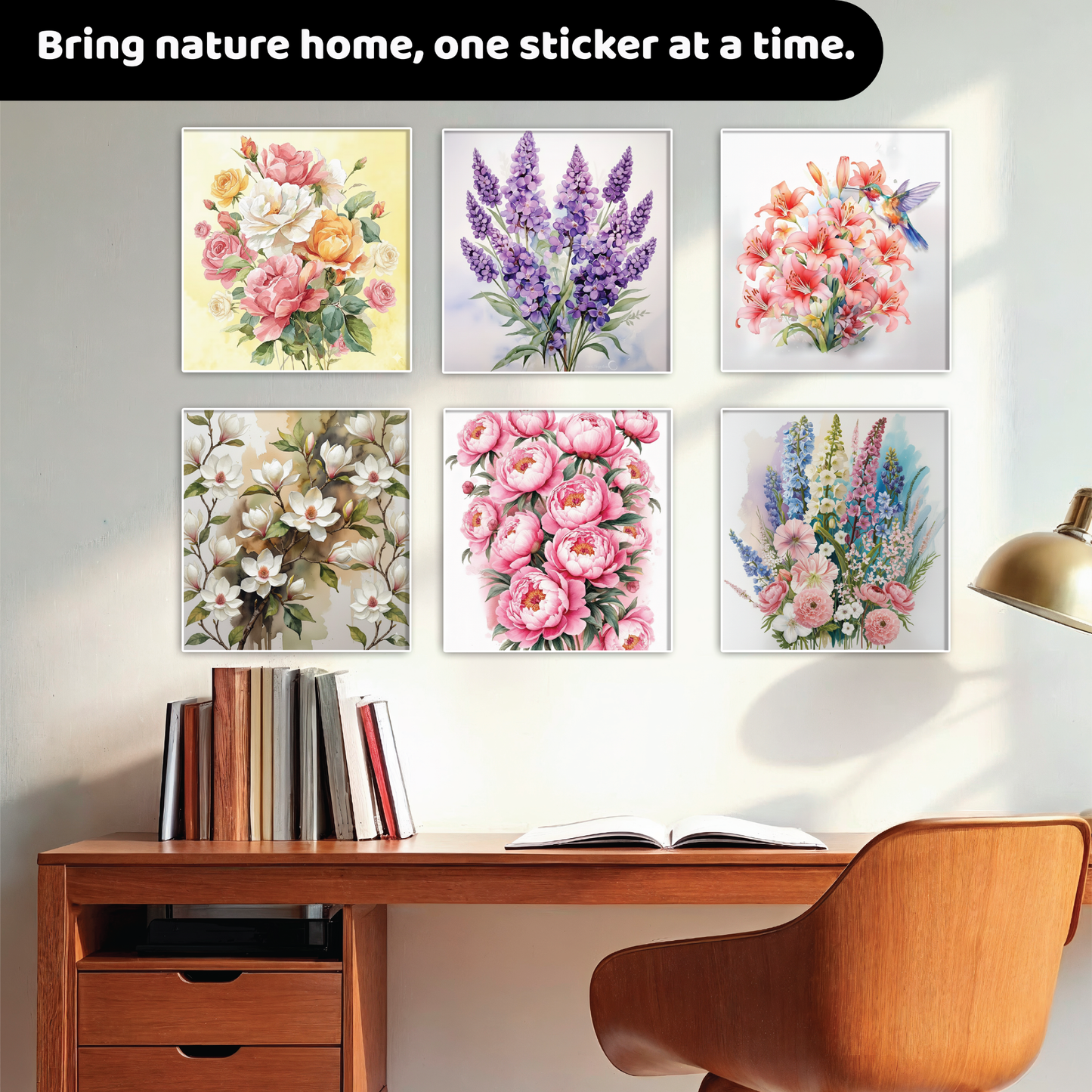 Unwynd Sticker By Number – Floral Escape
