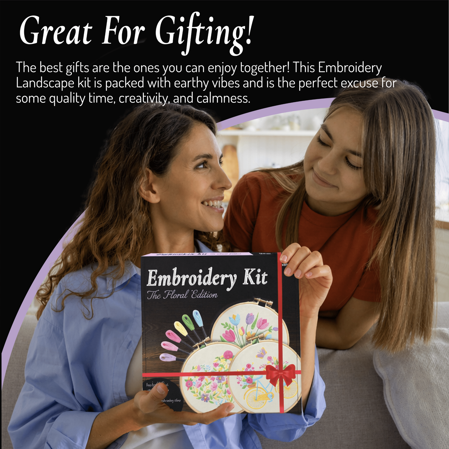 Unwynd Embroidery Kit – The Floral Edition Pack of 3