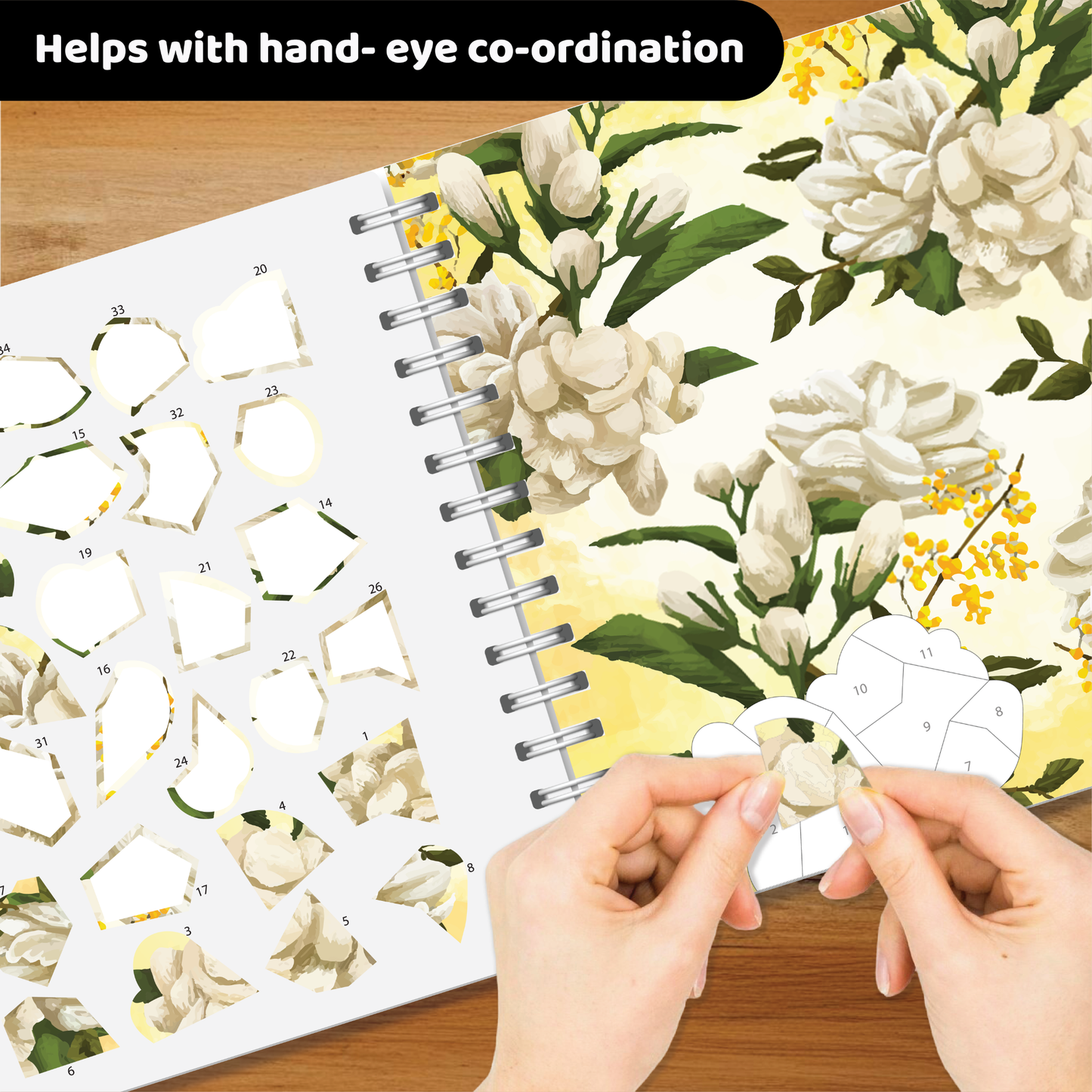 Unwynd Sticker By Number – Floral Escape