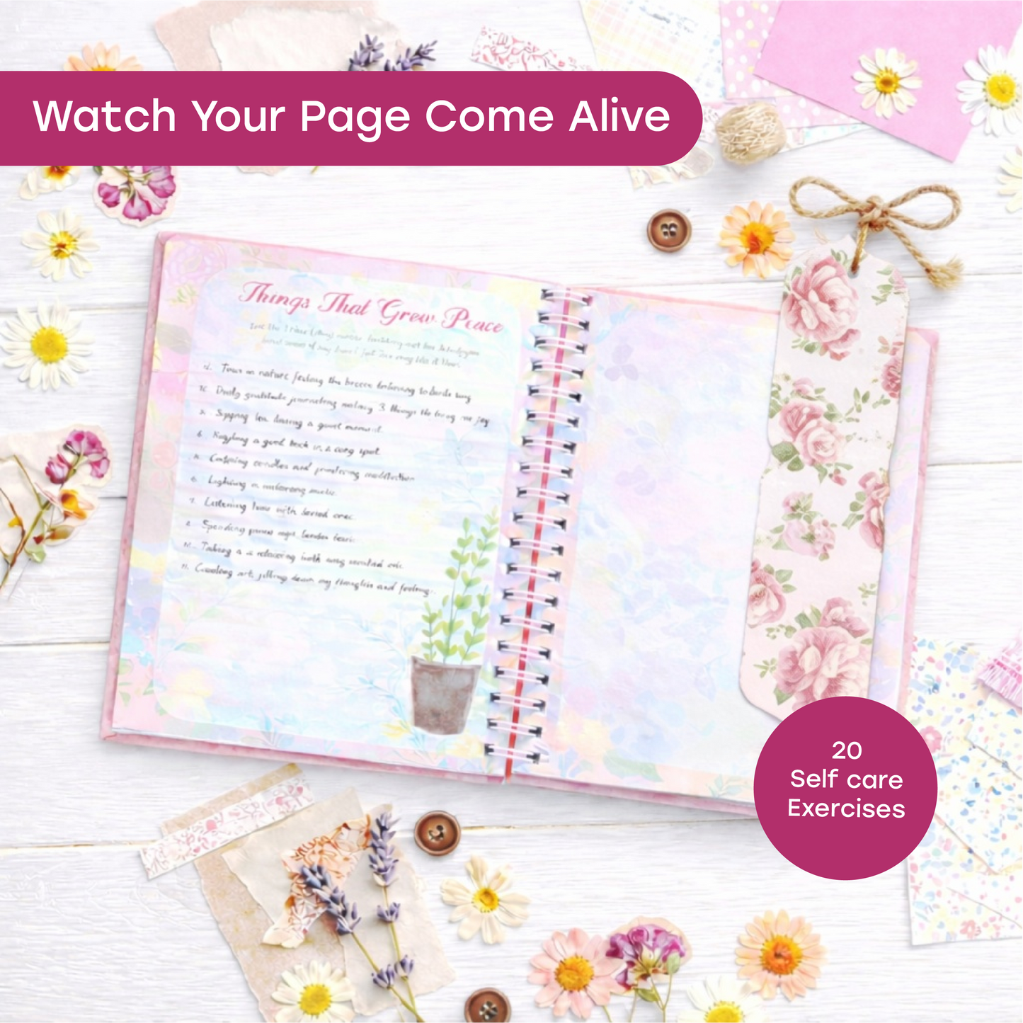 Unwynd Journal Kit – The Floral Chapter