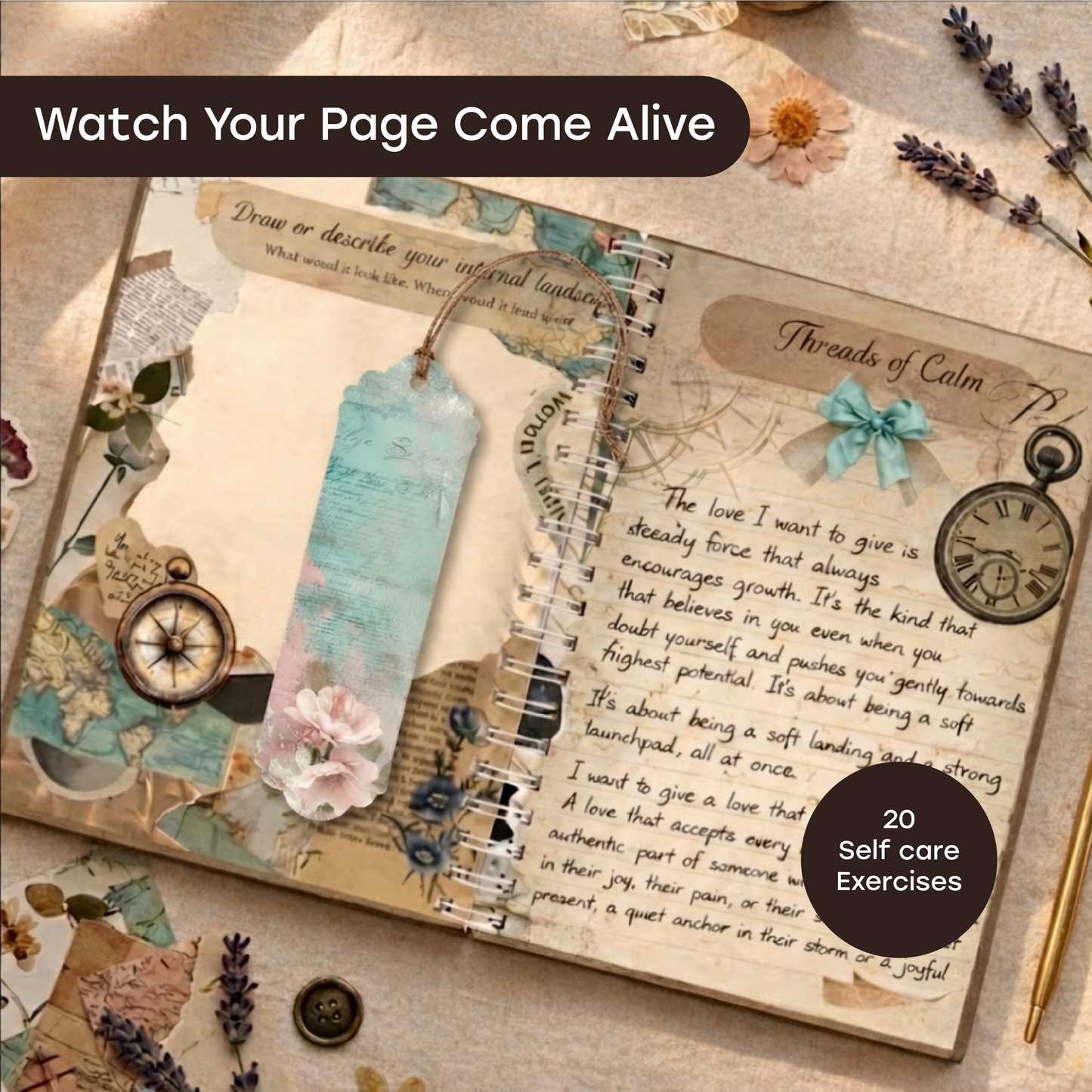 Unwynd Journal Kit – The Vintage Chapter