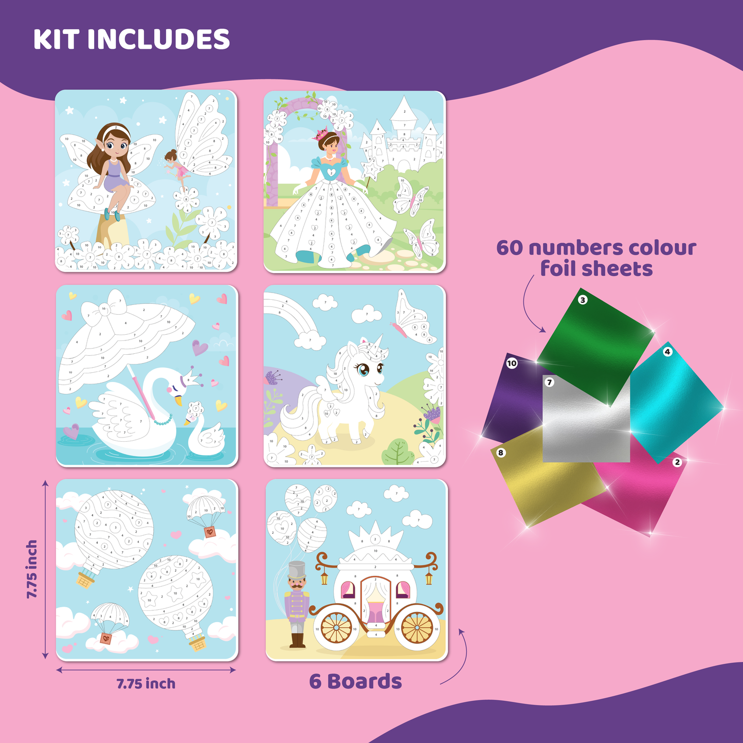 jackinthebox Foil By Number — Unicorn & Magic