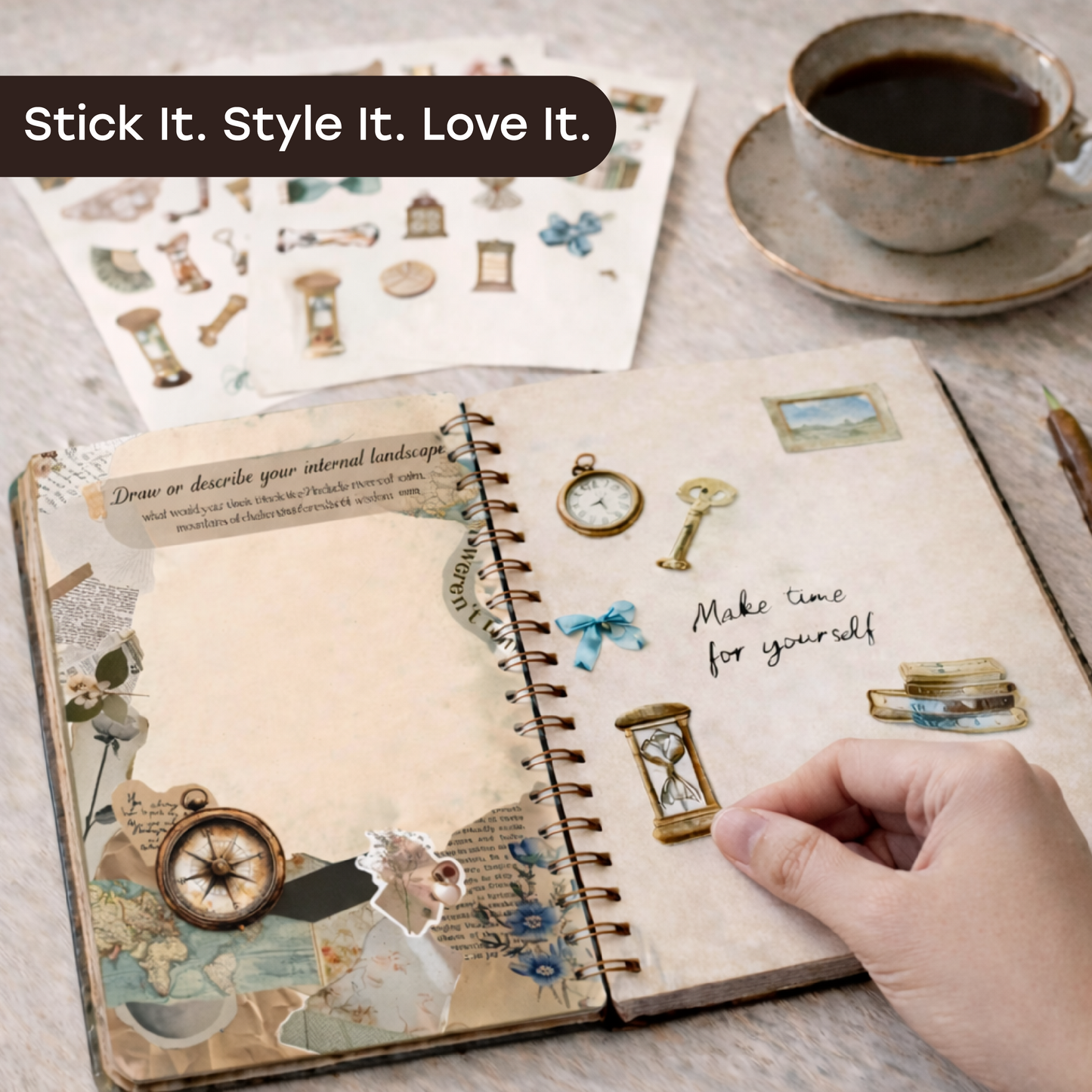 Unwynd Journal Kit – The Vintage Chapter