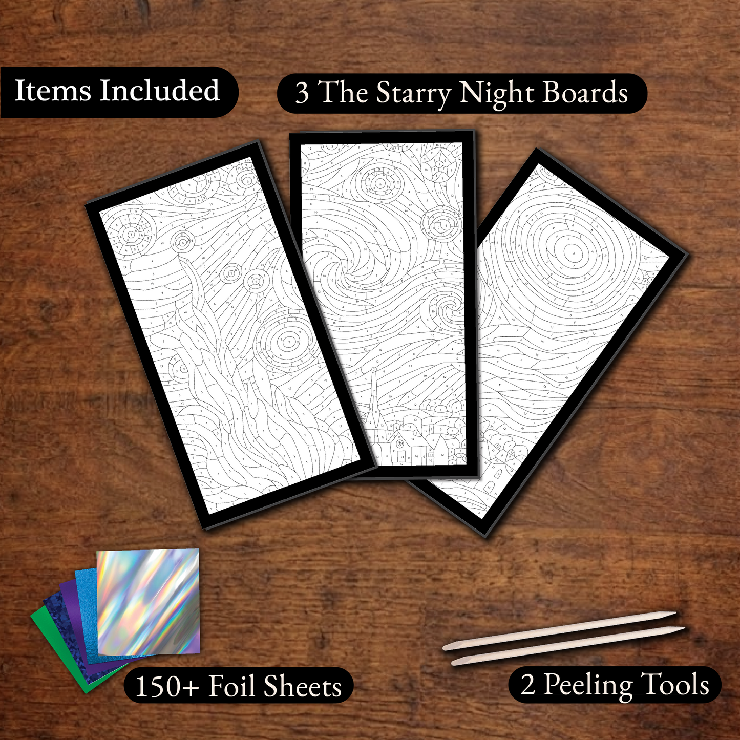 Unwynd Foil By Number - The Starry Night