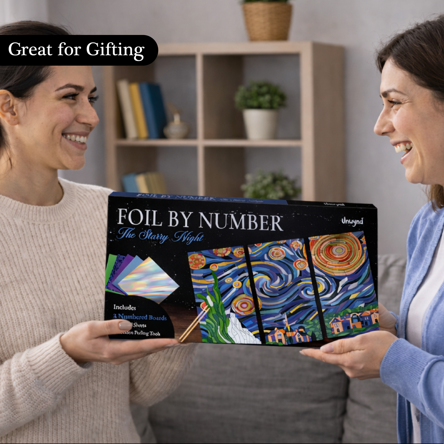 Unwynd Foil By Number - The Starry Night