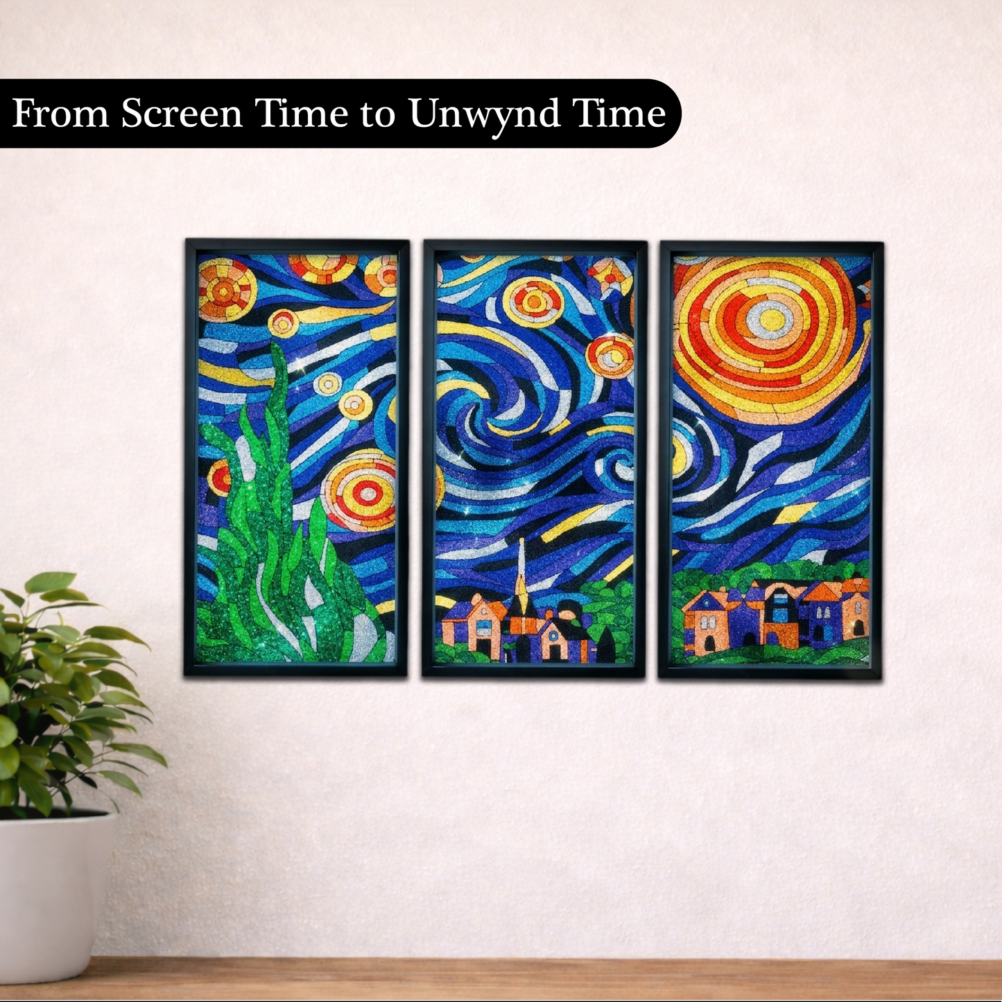 Unwynd Foil By Number - The Starry Night