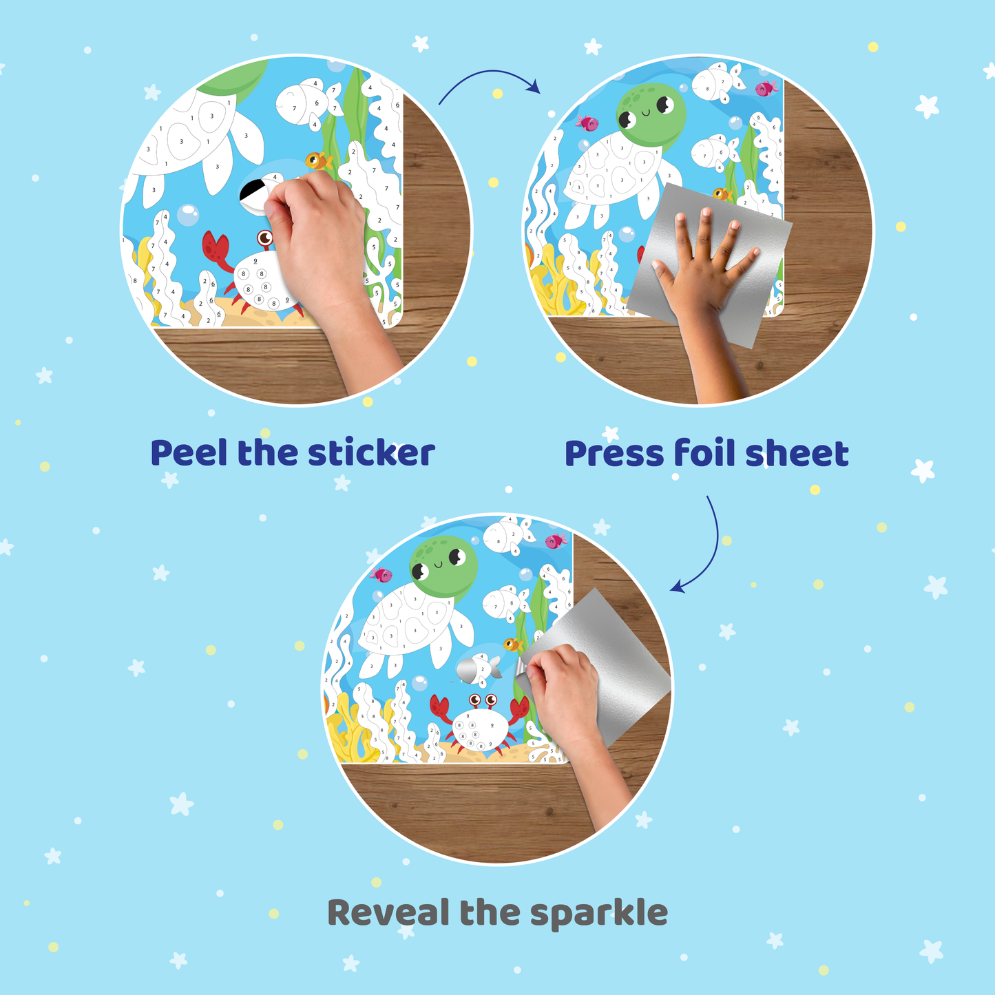 Jackinthebox Foil By Number Ocean