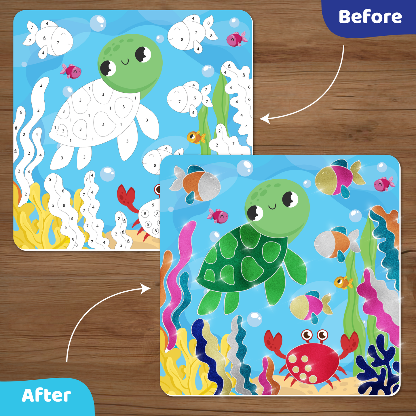 Jackinthebox Foil By Number Ocean