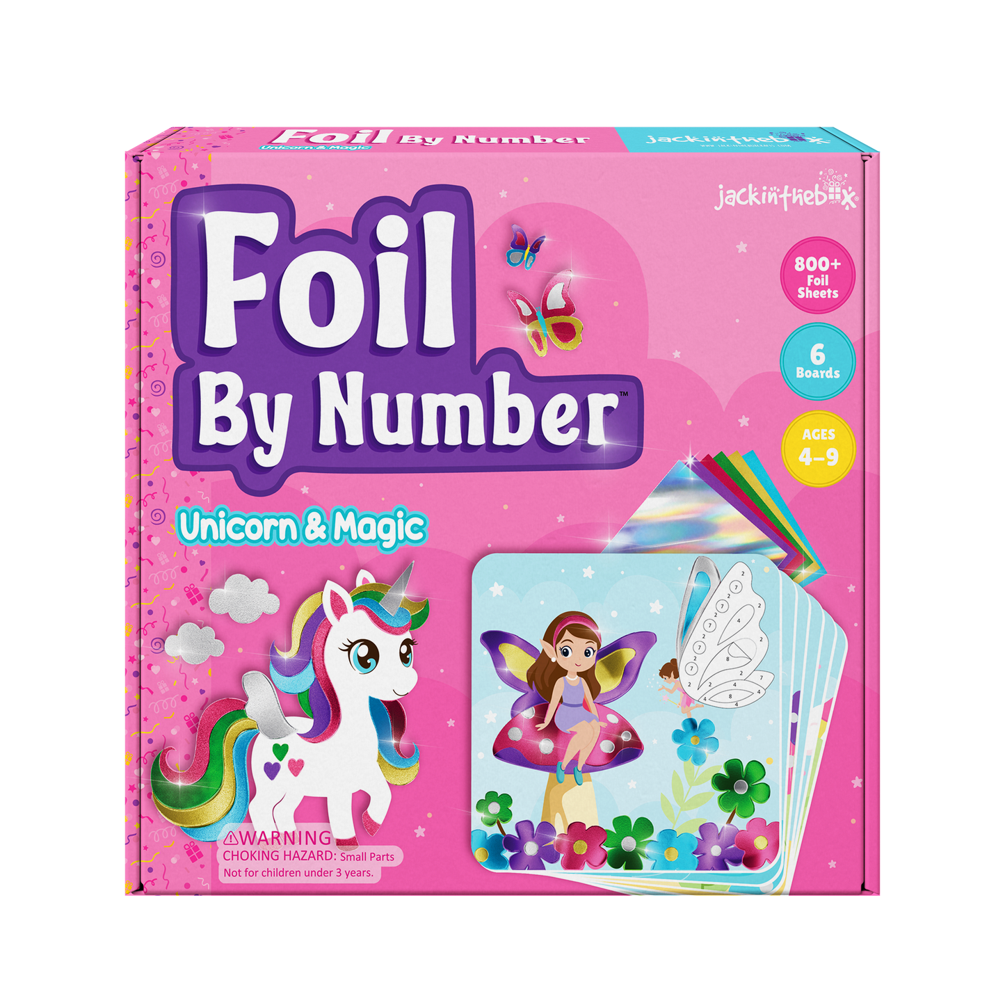 jackinthebox Foil By Number — Unicorn & Magic