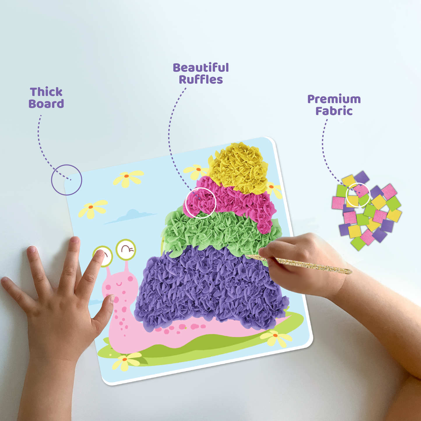 jackinthebox Poke Poke Art – Bugs Like Snail, Bee, Ladybug, Dragonfly, Butterfly, Catterpillar, Mess-Free Sewing Art for Kids, Toys for Girls and Boys, Great Gift for Kids Ages 4 5 6 7 8