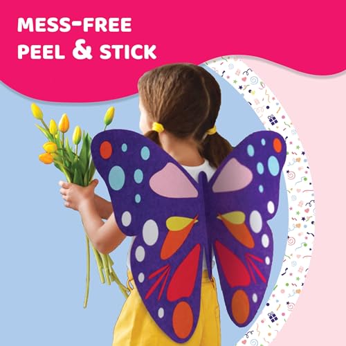 jackinthebox Butterflies Costume Craft kit for 3 to 5 Year olds | 3 Craft Projects | Great Gift for Girls Ages 3,4,5 Years…